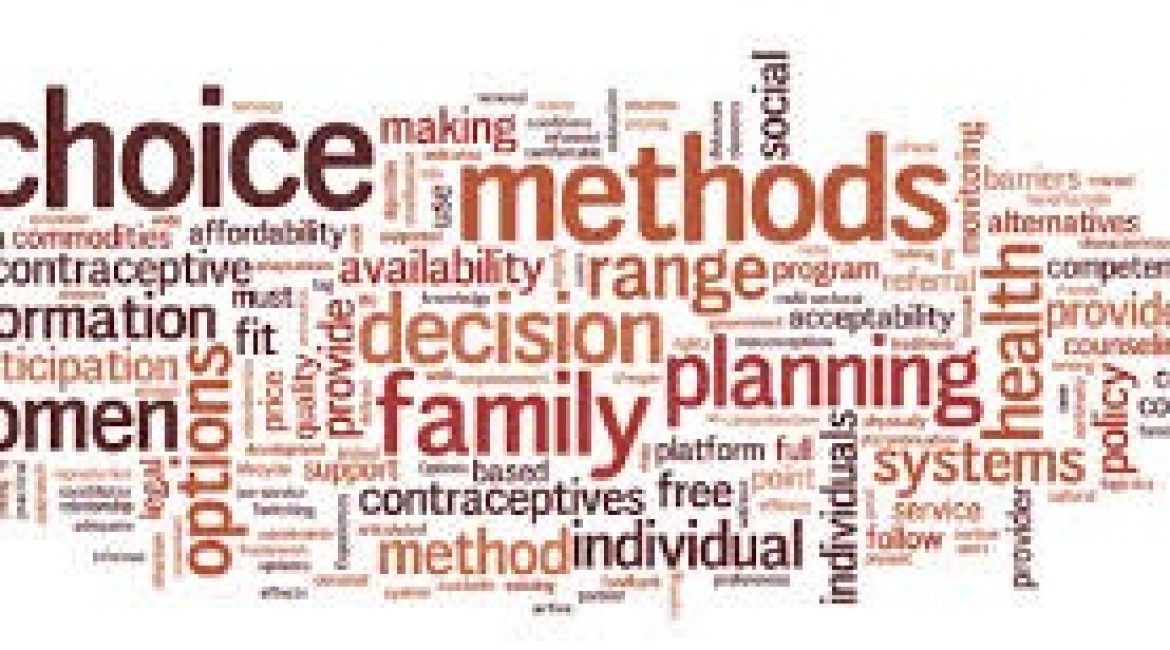 Selecting an appropriate method for contraception